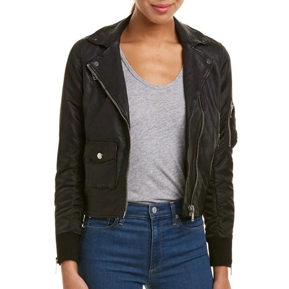 NWT Doma Leather Chel Bella Biker Jacket Moto Women's Extra Small XS - Picture 11 of 15